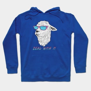 Deal With It Alpaca Hoodie